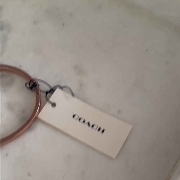 Coach Rose Gold Bangle Bracelet - Picture 2 of 4